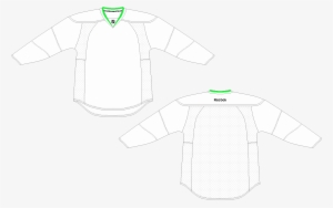 Blank Hockey Jersey Template - Long Sleeve Motocross Jersey Design Template