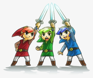 Artwork Characters - Zelda Triforce Heroes