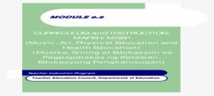 Curriculum And Instruction - Sample Portfolio In Teachers Induction Program