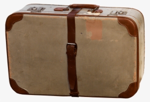 Suitcase Brown Canvas Png - Koffer Png
