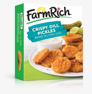 Crispy Dill Pickles - Farm Rich Breaded Mozzarella Sticks - 24 Oz Box