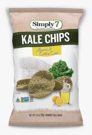 Next - Simply 7 Lemon And Olive Oil Kale Chips - 3.5 Oz.