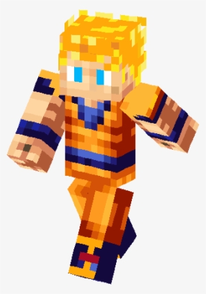 Goku Skin - Minecraft Skin Png Goku