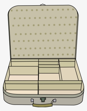 Open Suitcase Drawing At Getdrawings - Suitcase Clip Art