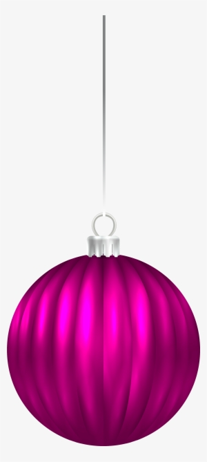 Pink Ornament Clipart Vector Transparent Download - Christmas Ornament