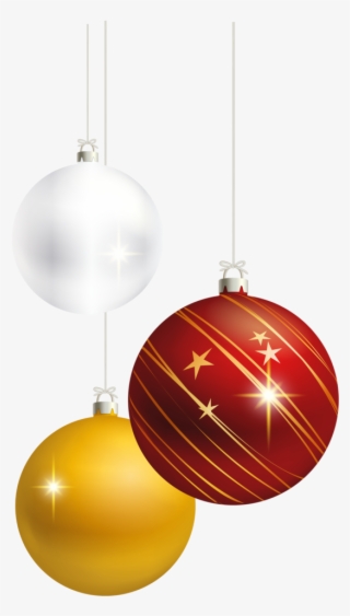 Free Png Christmas Ball Png Images Transparent - Hanging Christmas Balls Png