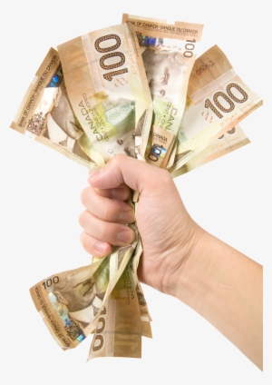 Make Money Of Your Old Car - Canadian Money Hand Png