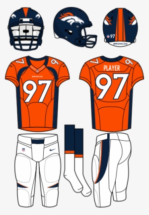 Denver Broncos Uniform - Baltimore Ravens Uniform Png