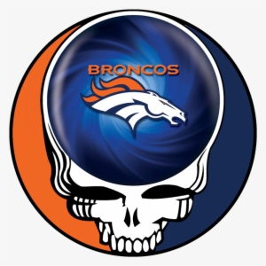 Denver Broncos Skull Logo Iron On Transfers - Grateful Dead Logo