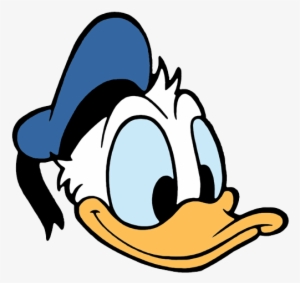 Duck Donald's Face - Donald Duck Face Clipart