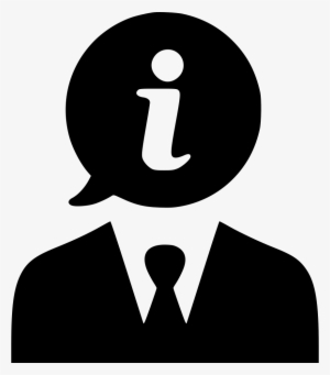 Info Man Information Help Support User Comments - Customer Black Clipart
