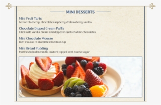 Catering Menu