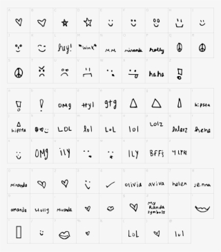 Font Characters