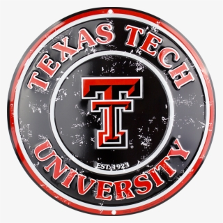 Texas Tech Red Raiders Circle Sign