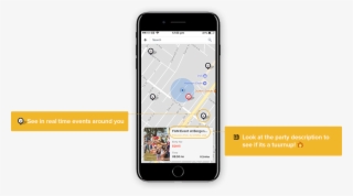 Instantly Find Real-time Party/event Near You