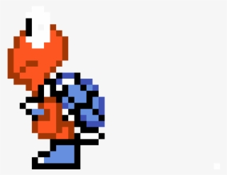 Blue Koopa From Super Mario World
