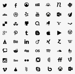 A Social Icons Font