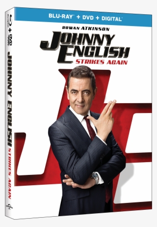 Johnny English Strikes Again Blu-ray Combo Pack Cover