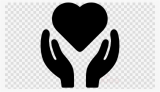 Hands Heart Icon Clipart Computer Icons Hand Heart