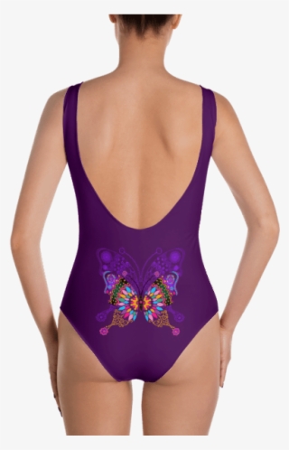 Colorful Butterfly One Piece Swimsuit