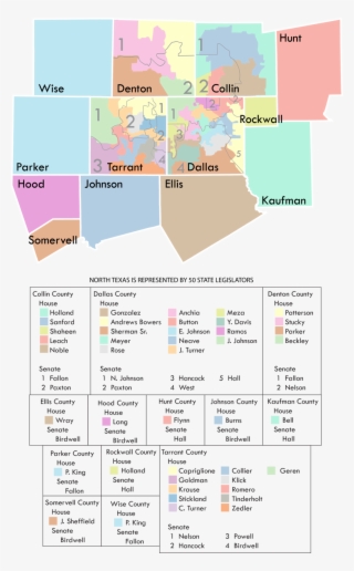 State House & Senate Districts In North Texas