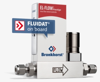 Thermal Mass Flow Meter With Fluidat On Board