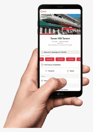 Opentable Reservation App