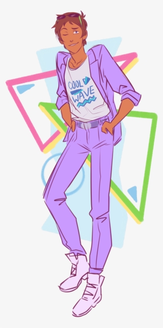 Drawing Closely, Uhhh Lance In Some Funky 80s Clothes