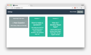 React Q&a App