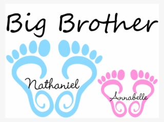 Big Brother Ls Footprints T-shirt