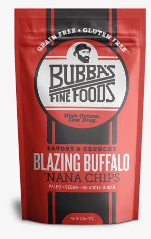 Blazing Buffalo 'nana Chips - Bubba's Fine Foods Nana Chips