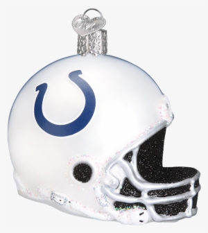 Indianapolis Colts Nfl Football Helmet Glass Ornament