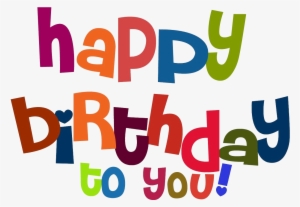 Download - Transparent Background Happy Birthday Text Png