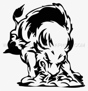 Picture Transparent Buffalo Clipart Illustration - Charging Buffalo Drawing