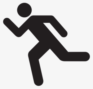 People Running Clipart - Fast Pictogram
