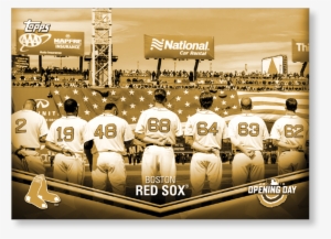Boston Red Sox 2018 Topps Opening Day Baseball Opening