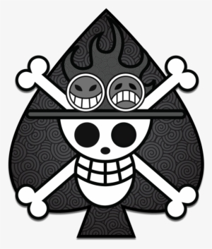 Black And White Pirates - Ace One Piece Card