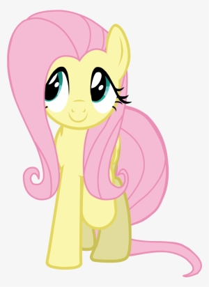 Png Black And White Stock Fluttershy Vector - My Little Pony Fluttershy Front