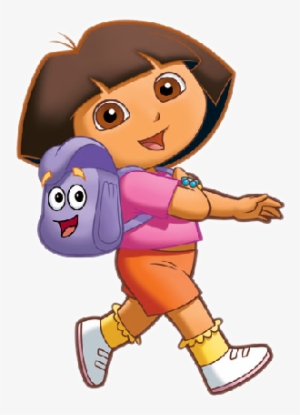 Dora The Explorer - Walking Dora Animated Gif