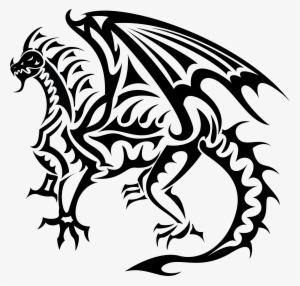 Dragon Vector By Maliciousbadger On Clipart Library - Black Dragon Vector Png