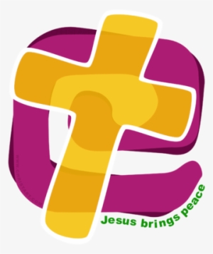 Cross With Squiggle - Jesus Brings Peace Mug