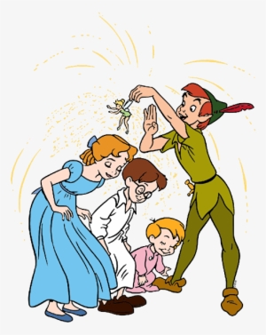 dust clipart disney - peter pan and wendy png