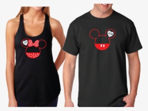 500224 Mmm Head His Hers - Mom And Dad Disney Shirt