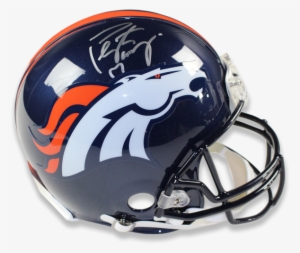 Denver Broncos Helmet Png - Peyton Manning Autographed Full-size Denver Broncos
