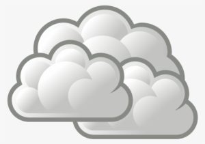 Overcast Cloud Computer Icons Weather Forecasting Sky - Cloudy Clipart