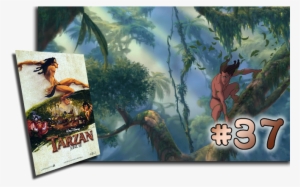 Bcdb List Of Disney Animated Films - Tarzan Original Movie Poster - Double Sided Regular
