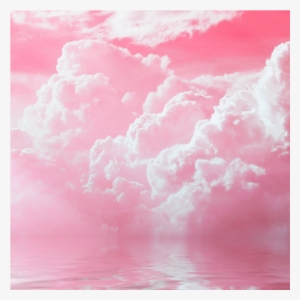 Background Pink Pastel Clouds Sea Kpop Kawaii Aesth - Pink Aesthetic Clouds