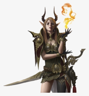 Fantasy Free Png Image - Tiefling Warrior