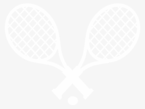 Racket Jpg Black And White Library - Tennis Racket Clipart White