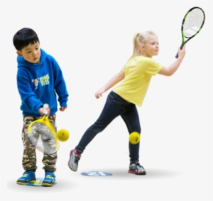 Tennis For Kids Toddler - Children Playing Tennis Png